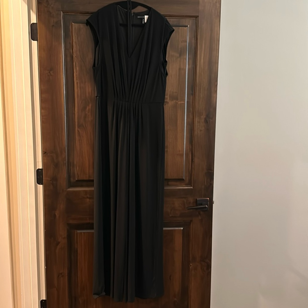 White House Black Market V-Neck  Wide-leg Jumpsuit